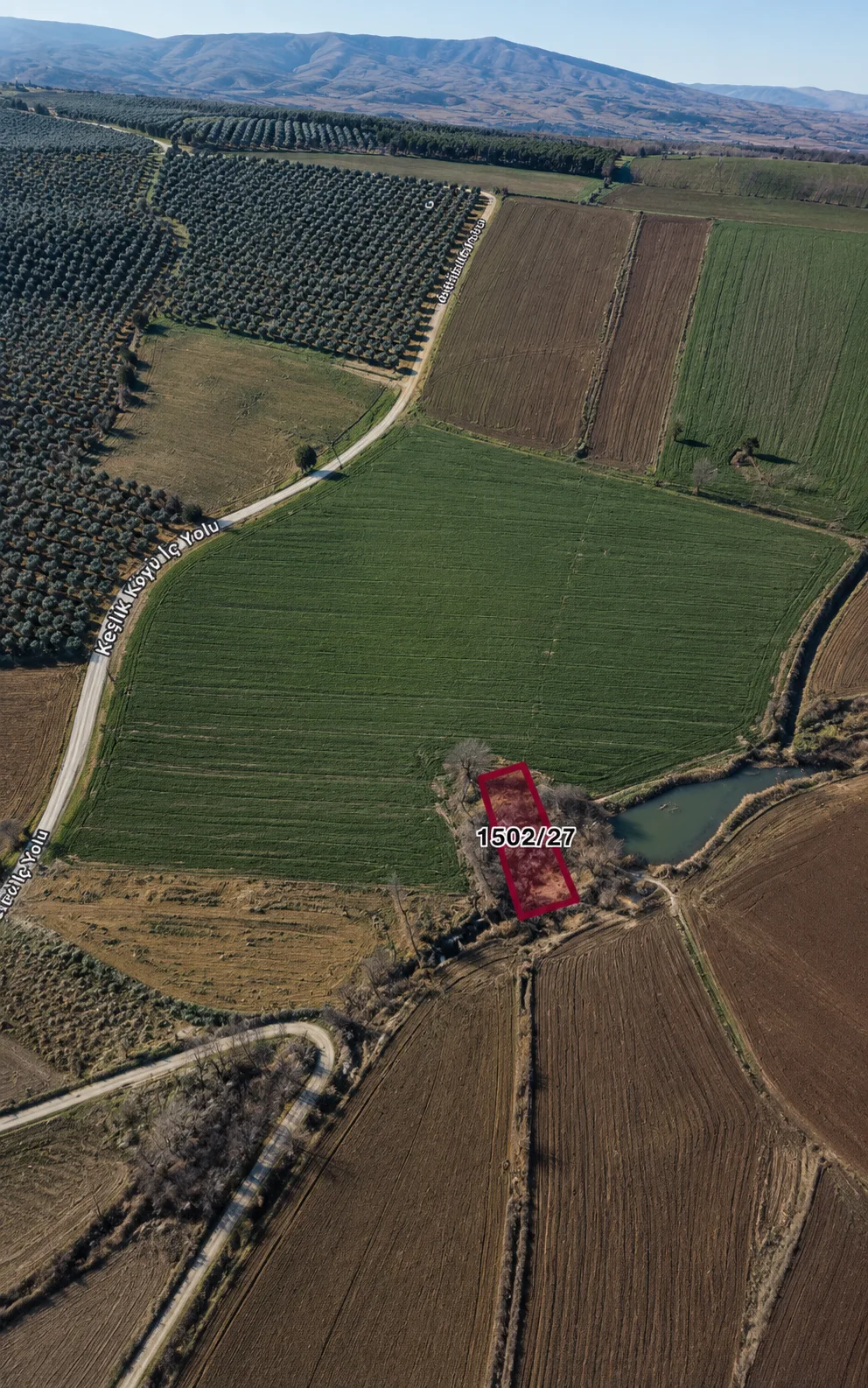 Karacabey Keşlik mh. 644m2 Yatırımlık Hobi Bahçesi